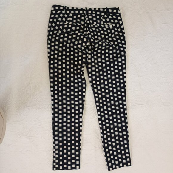 Michael Michael Kors Pants Size 4 Womens Geometric Pattern Offece Professional - Picture 5 of 9